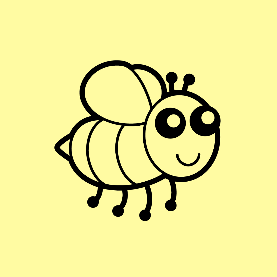 Einzelmotiv "Biene" 🐝