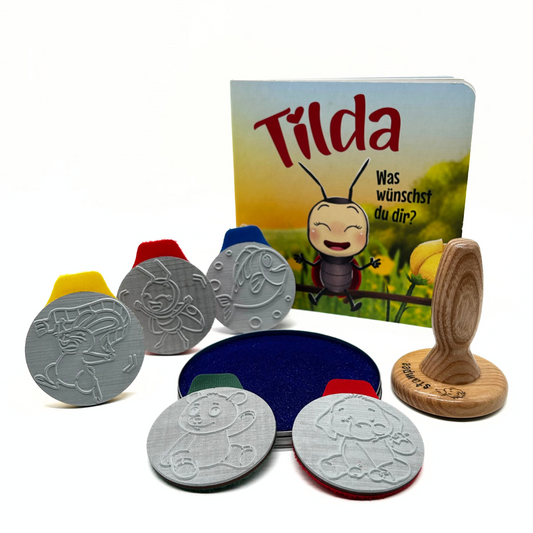 Tilda x Stampee - Buch und Stempel Starterset